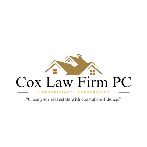 Firm logo  cox law firm: premier real estate attorney for myrtle beach community
